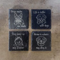 Slate Coasters - 5 designs