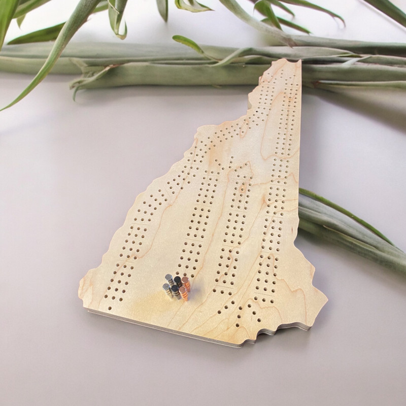 NH Cribbage Board