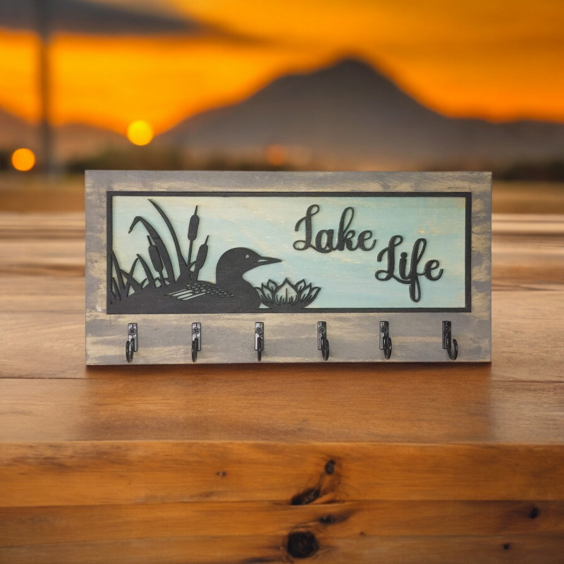 Lake Life Key Hanger