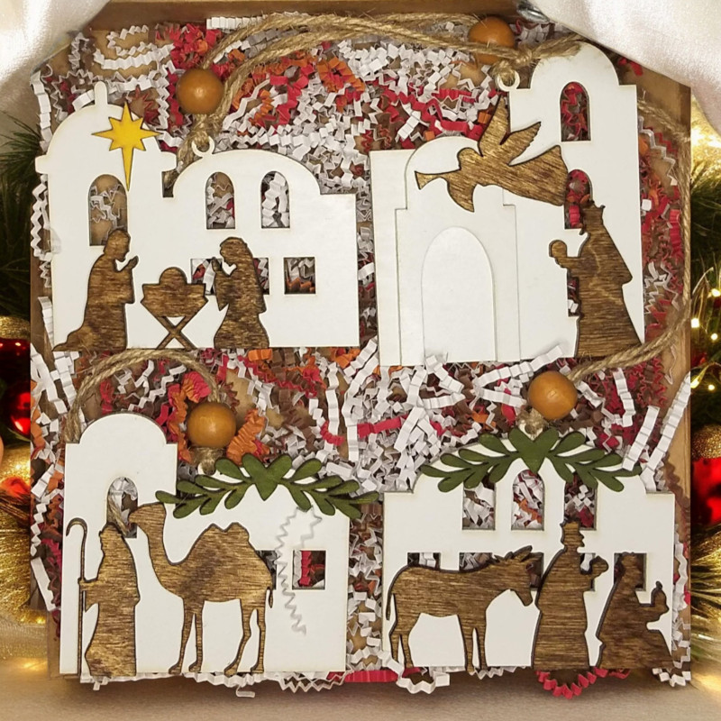 Bethlehem Ornament (4 pieces)