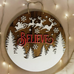 Believe Door Sign (2 choices)