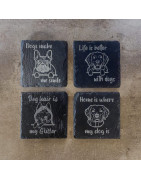 Engraved Slate Coasters